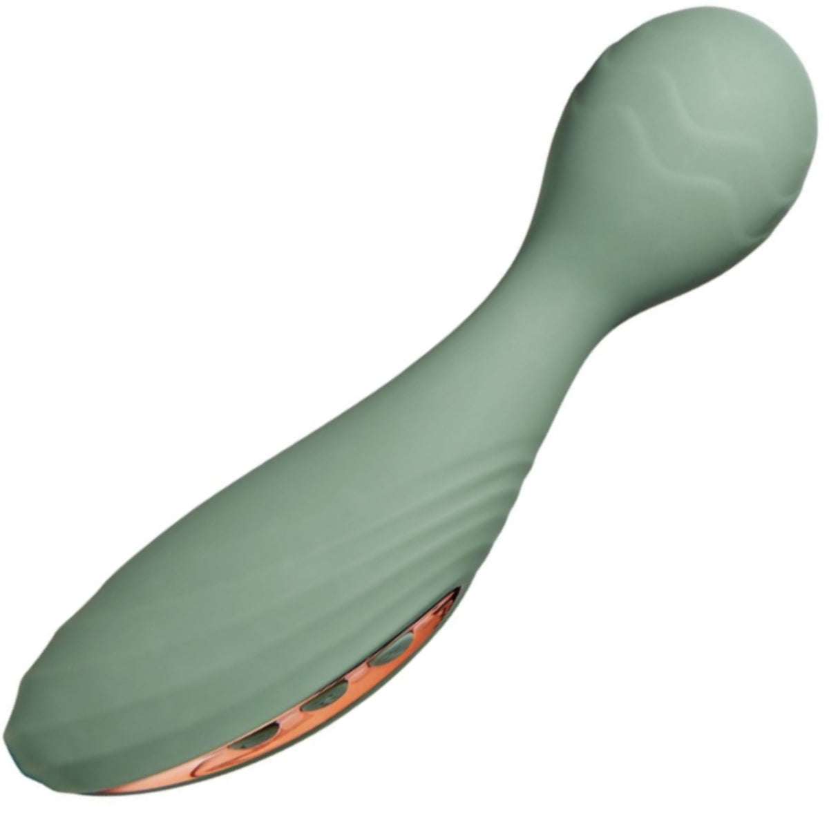 Enchanted Emerald Soft Touch Green Rechargeable 20 Function Wand Massager