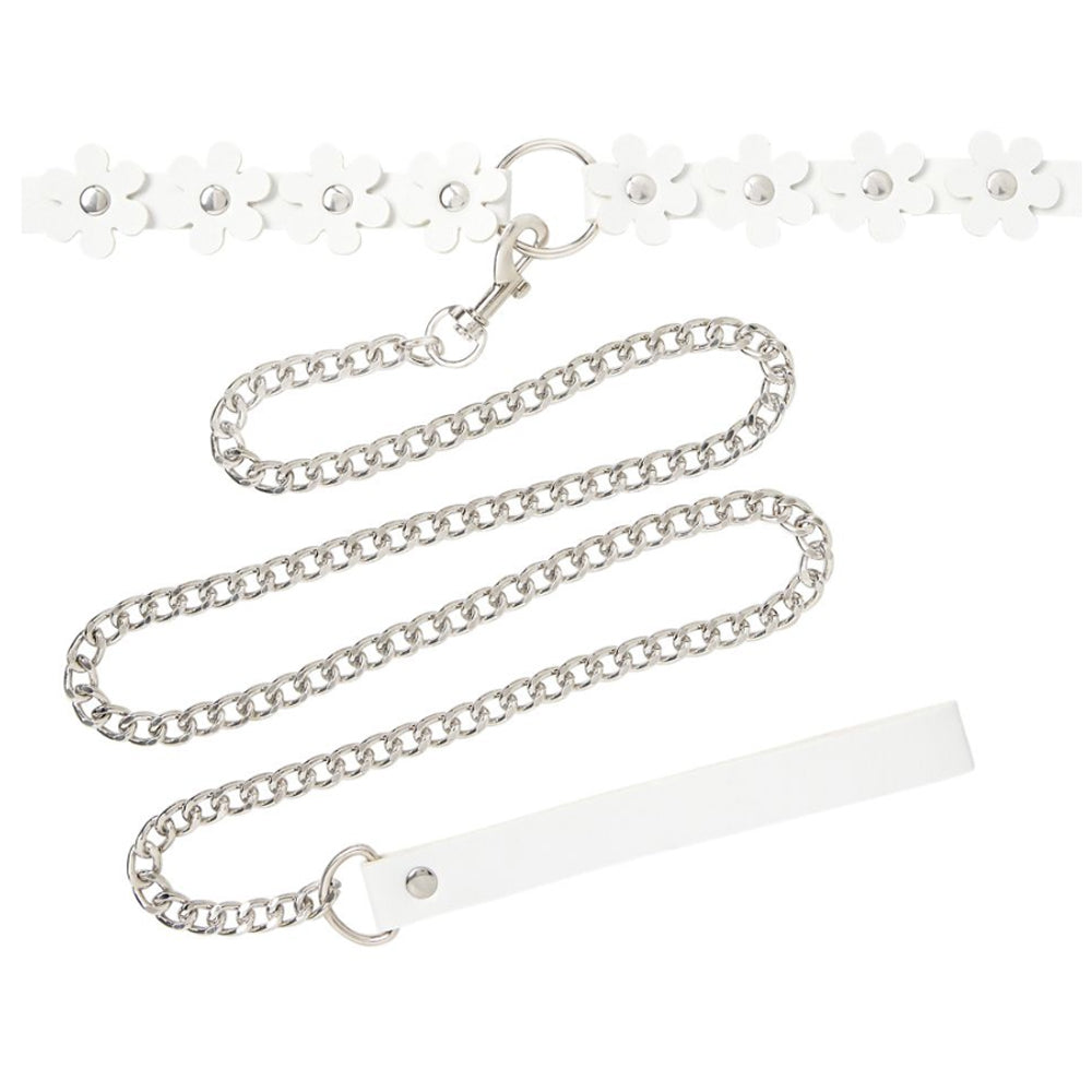 Delicate Flower Collar + Leash Set