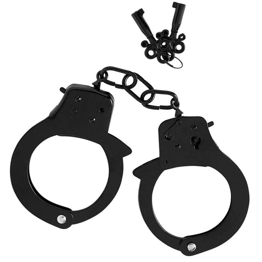 Midnight Black Metal Fun Cuffs