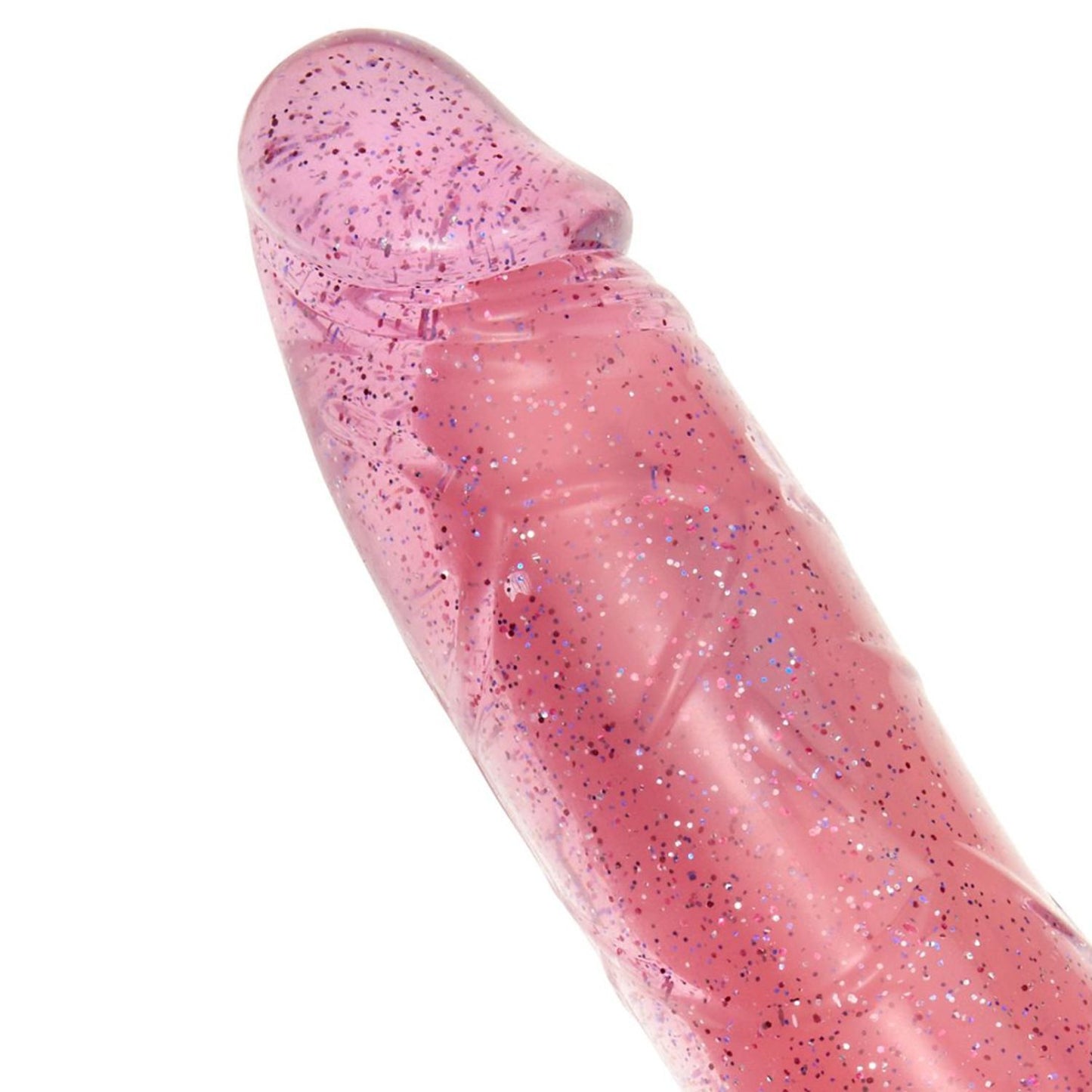 Party Time Color Changing Multi-Speed Pink Glitter Massager