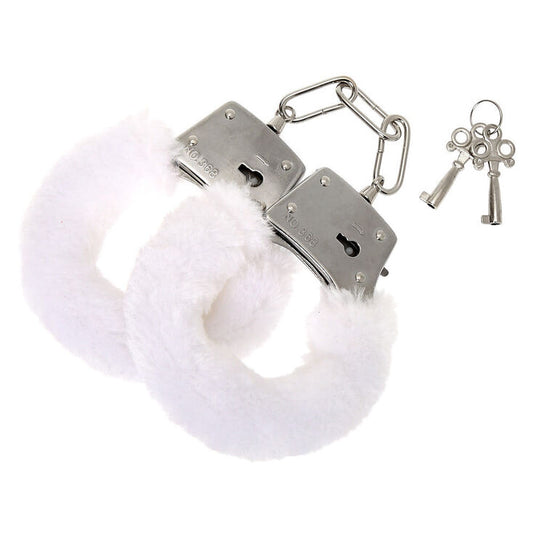 Seductive Snow White Furry Fun Cuffs