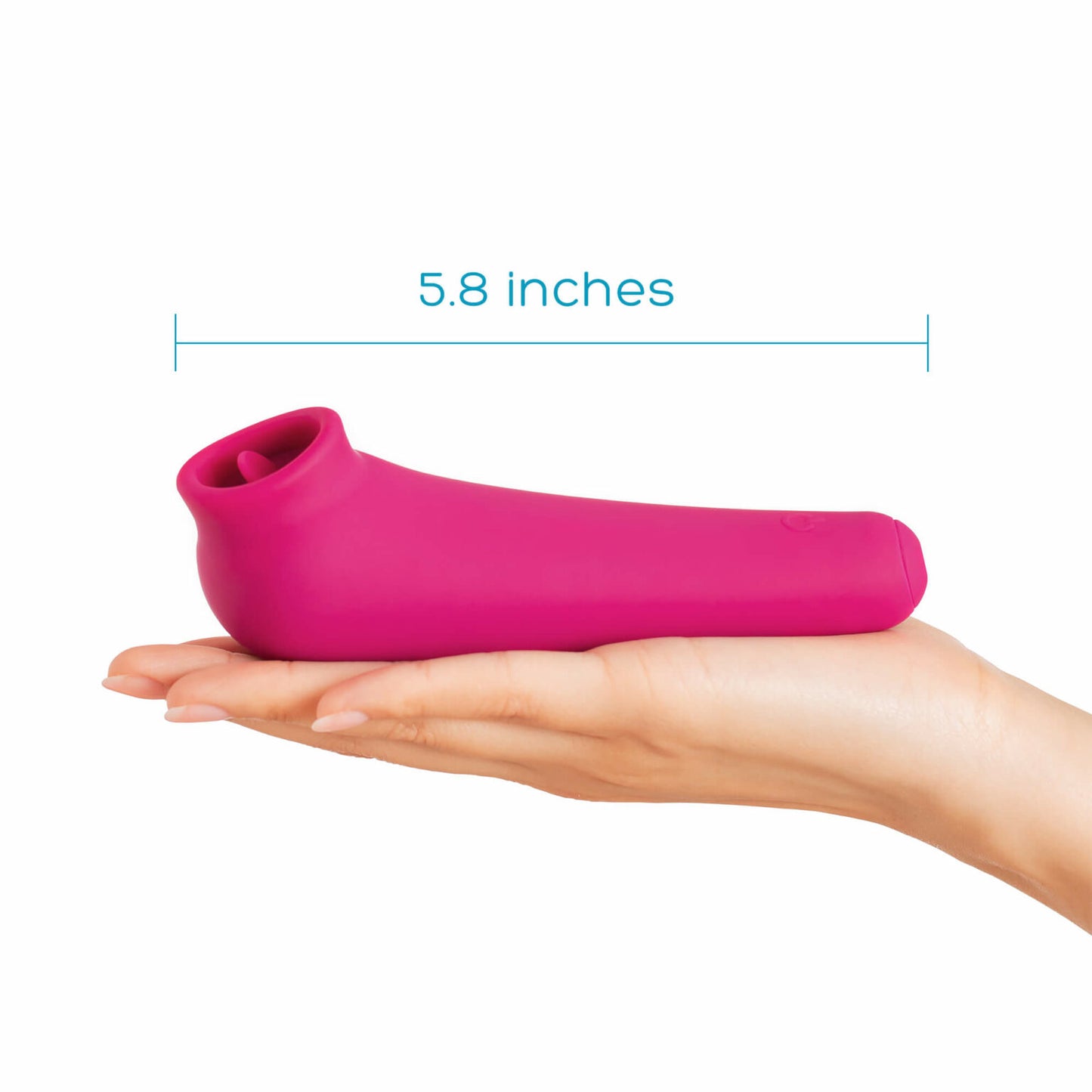 PlusOne Air Pulsing Rechargeable Waterproof Flutter Arouser Massager in Magenta