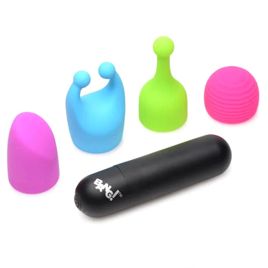 Bang 7x Bullet Massager with 4 Attachments