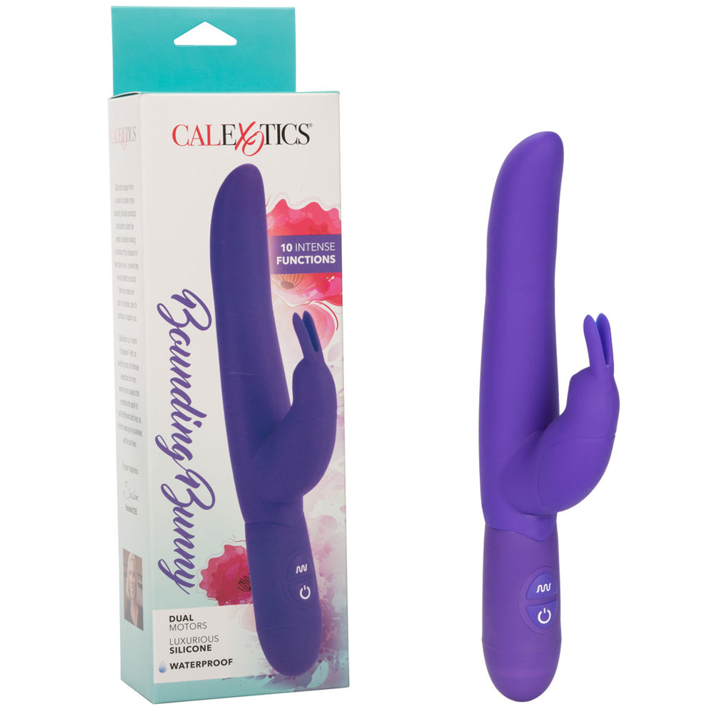 Calexotics 10 Function Bounding Bunny Rabbit Massager in Purple