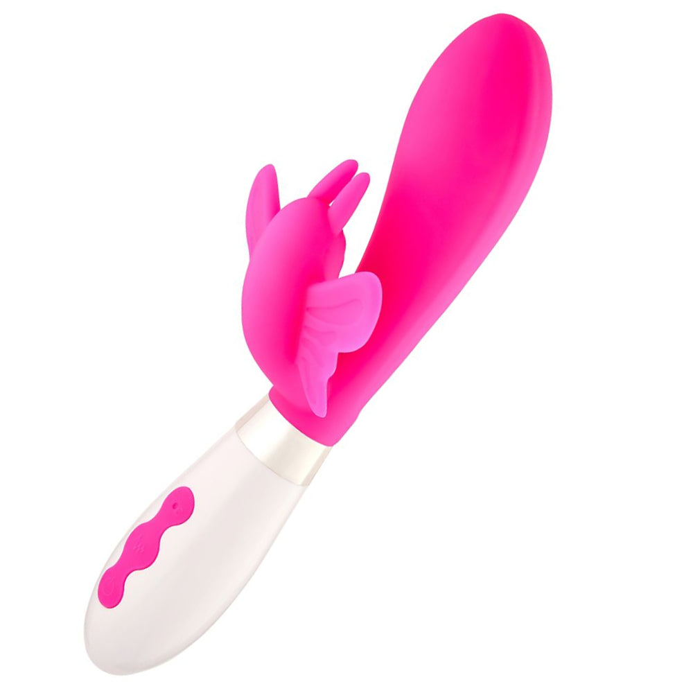 Butterfly Bliss 10 Function Pink Rabbit Massager