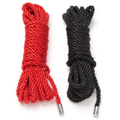 Dark Side Dual Set Red + Black Kinky Shibari Rope