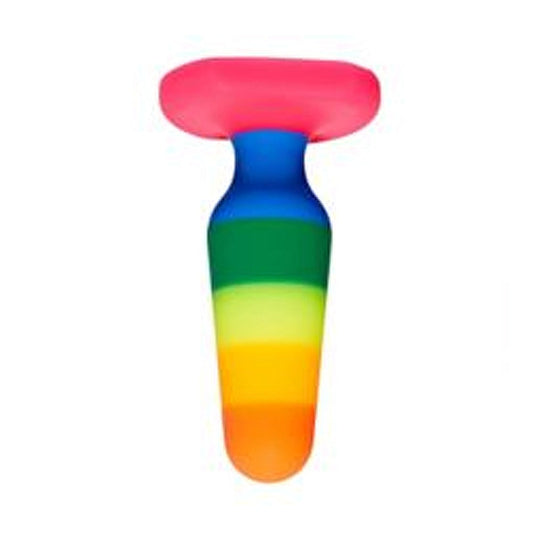 In The Name of Love Rainbow LGBTQ+ Pride 3" Mini Silicone Plug