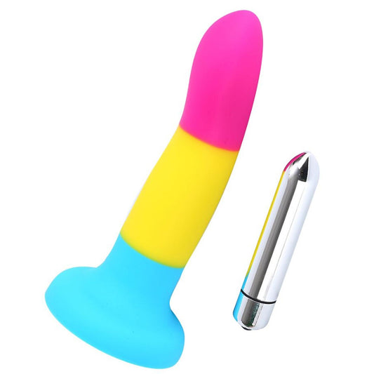 In The Name of Love Pansexual Pride Rod with Bullet