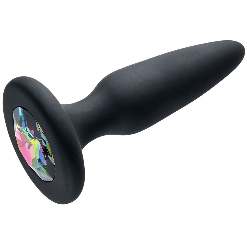 Midnight Prism Jeweled Silicone Plug