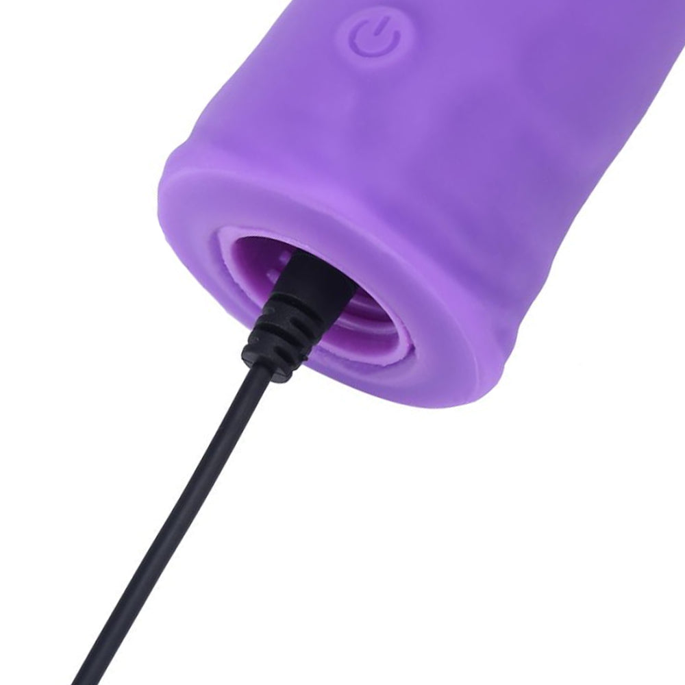Mini Titan 8.5 Inch 10 Function Purple Massager