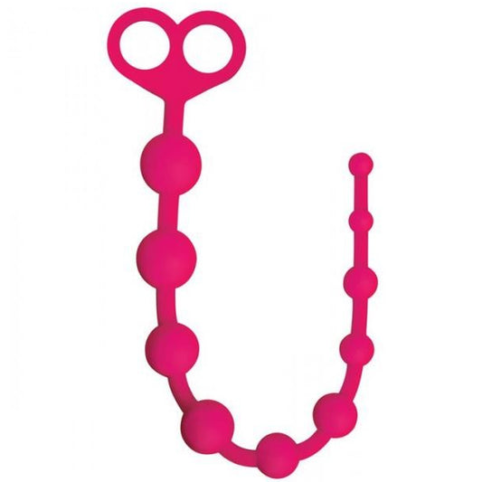 Curve Toys Gossip Perfect 10 Magenta Silicone Beads
