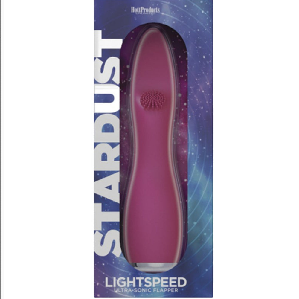 Stardust Lightspeed 10 Speed Rechargeable Vibrating Massager Flapper Tip