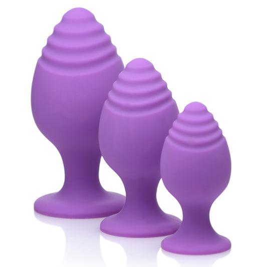 Curve Toys Gossip Swirlies Violet Silicone Trainer Set