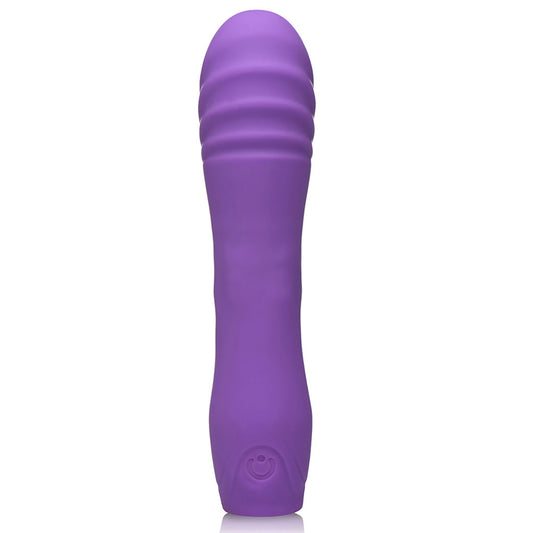 Curve Toys Gossip Twirl Teaser Violet 5X Rotating Beads Silicone Massager
