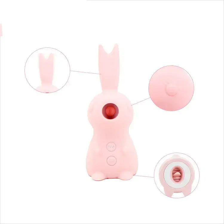 L'il Usagi 7-Mode Triple-Action Pink Bunny Massager