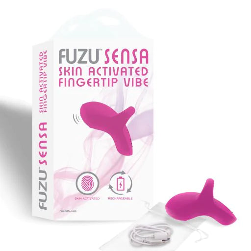 Fuzu Sensa Skin Activated Fingertip Massager in Magenta